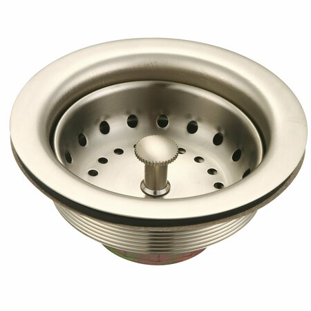 OLYMPIA Stainless Steel Duo Basket Strainer in PVD Brushed Nickel ACS-300100-BN